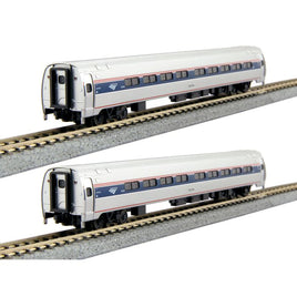 N Amtrak Amfleet 1 Coach Phase VI 2 Car Set A