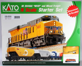 N GE ES44AC "Gevo" and Mixed Freight Starter Set BNSF Railway