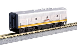 EMD F7B No Steam Generator DCC Santa Fe (Yellowbonnet Scheme, silver, yellow)