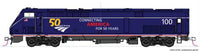 HO AMTRAK P42 Midnight Blue with 50th Anniversary Logo #100