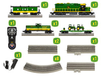 O O-Gauge John Deer GP-38 Train Set