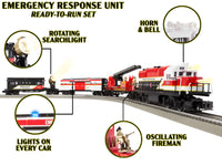 O-Gauge Emergency Response Unit Train Set