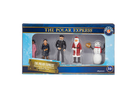 The Polar Express Four Character People Pack with Snowman