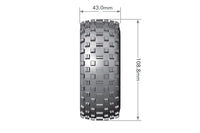 1/10 SC ROCK Short Course Tire Mounted