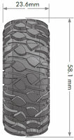 1/18-1/24 CR-ROWDY 1.0" Crawler Tire