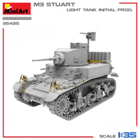 M3 Stuart Initial Production (1/35 Scale) Plastic Military Kit