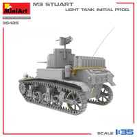 M3 Stuart Initial Production (1/35 Scale) Plastic Military Kit