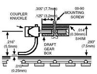 #1015 Couplers Assembled 2 Pairs