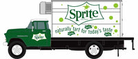 1957 Chevrolet Refrigerated Box Truck Mini Metals(R) Sprite (Dark Green, white)