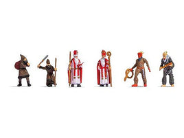 Santa Claus and Knecht Ruprecht (6 Pack)