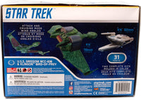 Star Trek USS Grissom/Klingon Bird of Prey (1/1000 Scale) Plastic Science Fiction Model Kit