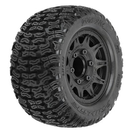 1/10 Bonesaw F/R 2.8" MT Tires Mounted 12mm/14mm Black Raid (2)