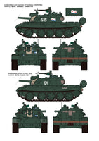 T55A Mod 1981 Medium Tank (1/35 Scale) Plastic Military Model Kits