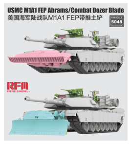 USMC M1A1 FEP with Combat Dozer Blade (1/35 Scale) Plastic Military Model Kit