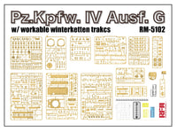 Panzer IVG with WinterKetten (1/35 Scale) Plastic Military Model Kit