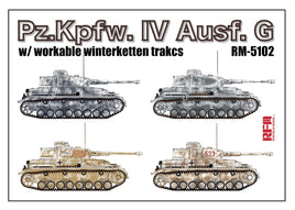 Panzer IVG with WinterKetten (1/35 Scale) Plastic Military Model Kit