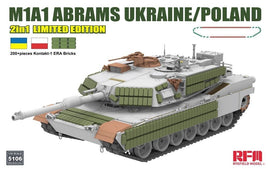 M1A1 Abrams Ukraine/Poland (1/35 Scale) Plastic Military Model Kit