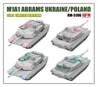 M1A1 Abrams Ukraine/Poland (1/35 Scale) Plastic Military Model Kit