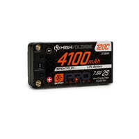 4100mAh 2S 7.6V Smart Pro Race HV LiPo 120C: 5mm