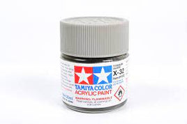 Tamiya Color X-32 Titanium Silver Gloss Acrylic Paint 23mL