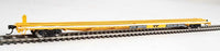 HO 85' General American G85 Flatcar GTTX (Yellow) #300424