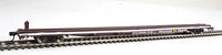 HO 85' General American G85 Flatcar Ready to Run GTTX (Brown) #300316