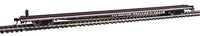 HO 85' General American G85 Flatcar Trailer-Train #300086 (brown)