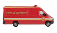 Service Van Fire and Rescue (red, white, yellow)