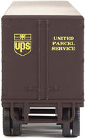 35' Fluted-Side Trailer 2-Pack United Parcel Service (1950s-1960s; brown, gold; Bowtie Logo)