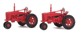 Walthers 949-4160 Farm Tractor 2-Pack Red- Assembled HO Scale SceneMaster