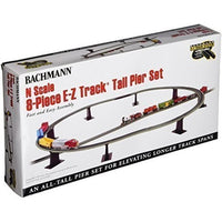 N Scale E-Z Track Tall Pier Set (8 Pack)