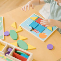 Wooden Beginner Pattern Blocks