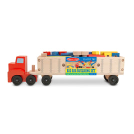 Big Rig Building Truck Wooden Play Set