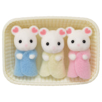 Calico Critters Marshmallow Mouse Triplets