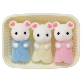 Calico Critters Marshmallow Mouse Triplets