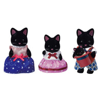 Calico Critters Midnight Cat Family