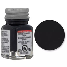 Flat Black Enamel Paint 0.25oz