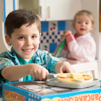 Wooden Flip & Serve Play Food Pancake Set