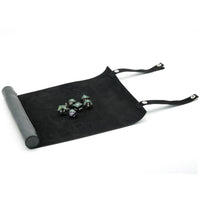 Black Roll-Up Leatherette Mat