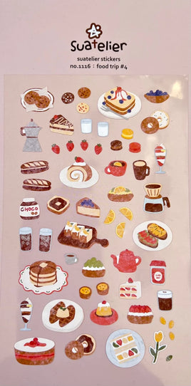 Food Trip! #4 Flat Stickers