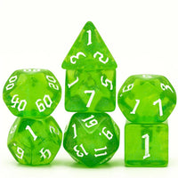 Forest Elemental Polyhedral Dice Set (7)