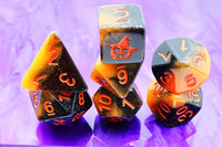 Halloween Pumpkin Polyhedral Dice Set (7)