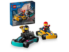 LEGO City Go-Karts and Race Car Drivers