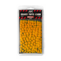 AK WarGame Orange & Yellow Tufts 4.5mm