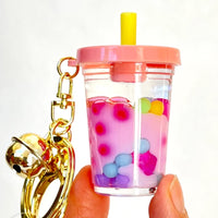 Pastel Boba Floaty Keycharm