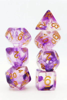 Electric Iris Polyhedral Dice Set (7)