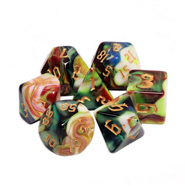 Secret Garden Polyhedral Dice Set (7)