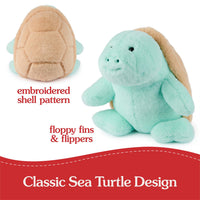 Snuffle and Friends: 10" Sprout Sea Turtle