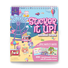 Sticker It Up! Animal Town Reusable Sticker Activity Book