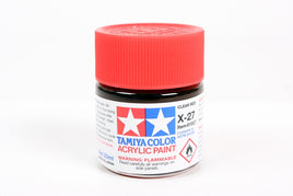 Tamiya Color X-27 Clear Red Gloss Acrylic Paint 23mL